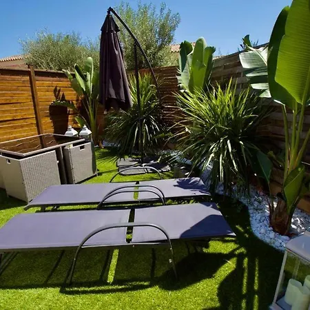 公寓 Petite Cosy Avec Jardin *